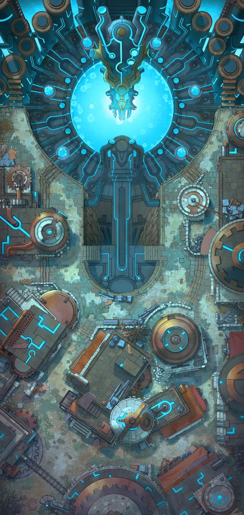 Warforged City Centre map, Activated variant thumbnail