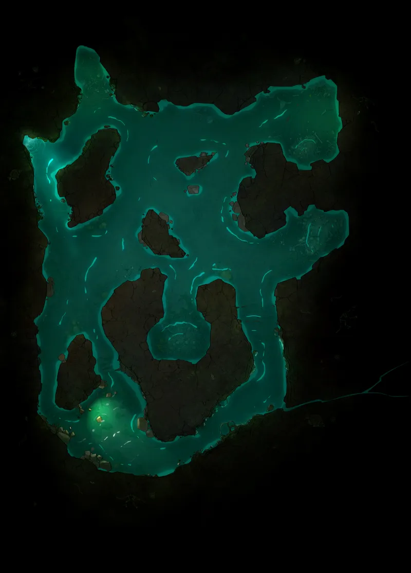 Bone Mill Lair map, Flooded variant thumbnail