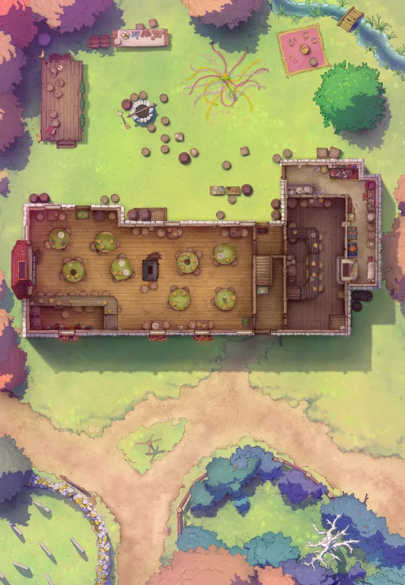 Ages of the Vale: Public House map, Indoors Mayflower Festival variant thumbnail