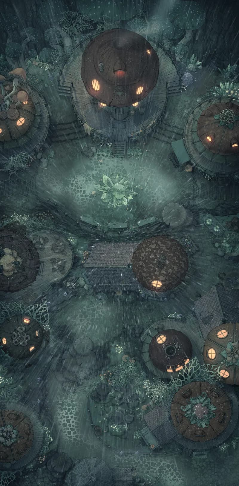 Gnome City Centre map, Rain variant thumbnail