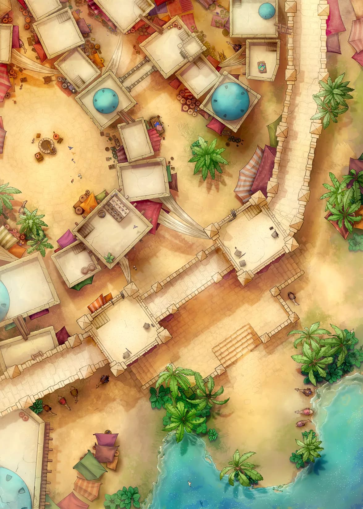 Oasis City map, Original Day variant thumbnail