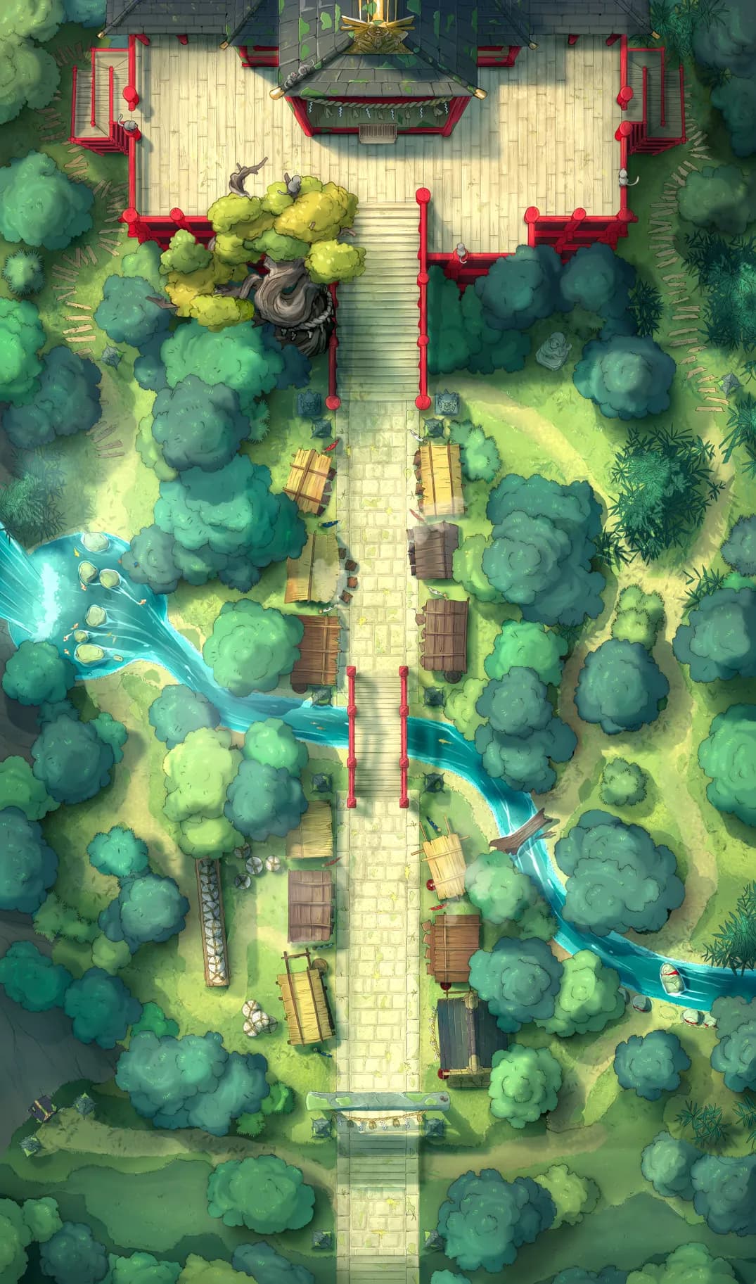 Forest Shrine Festival map, Original Day variant thumbnail