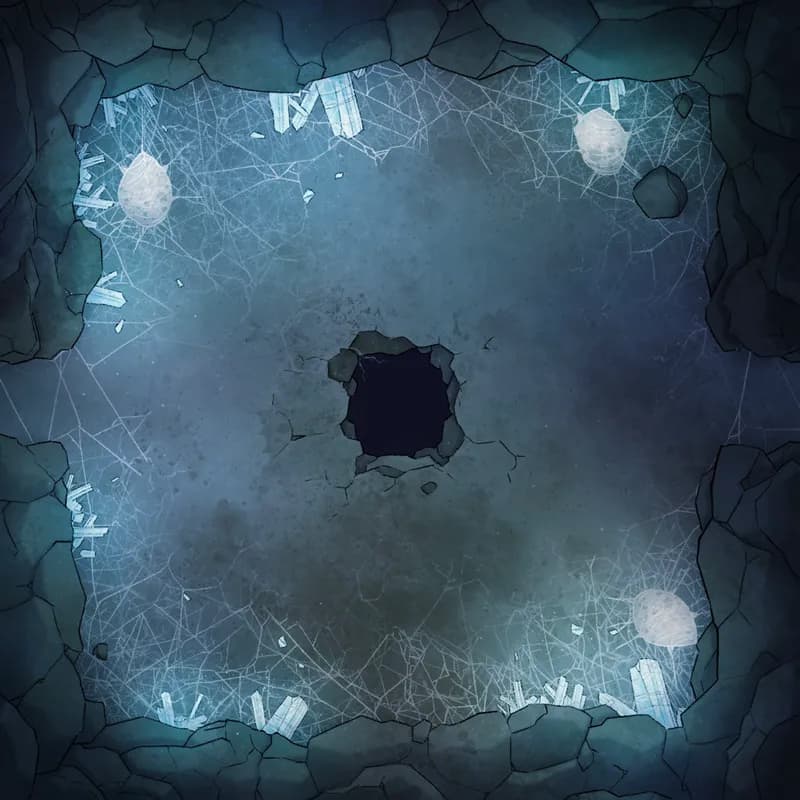 Modular Caves map, Crystal Caverns Webbing 02 variant thumbnail