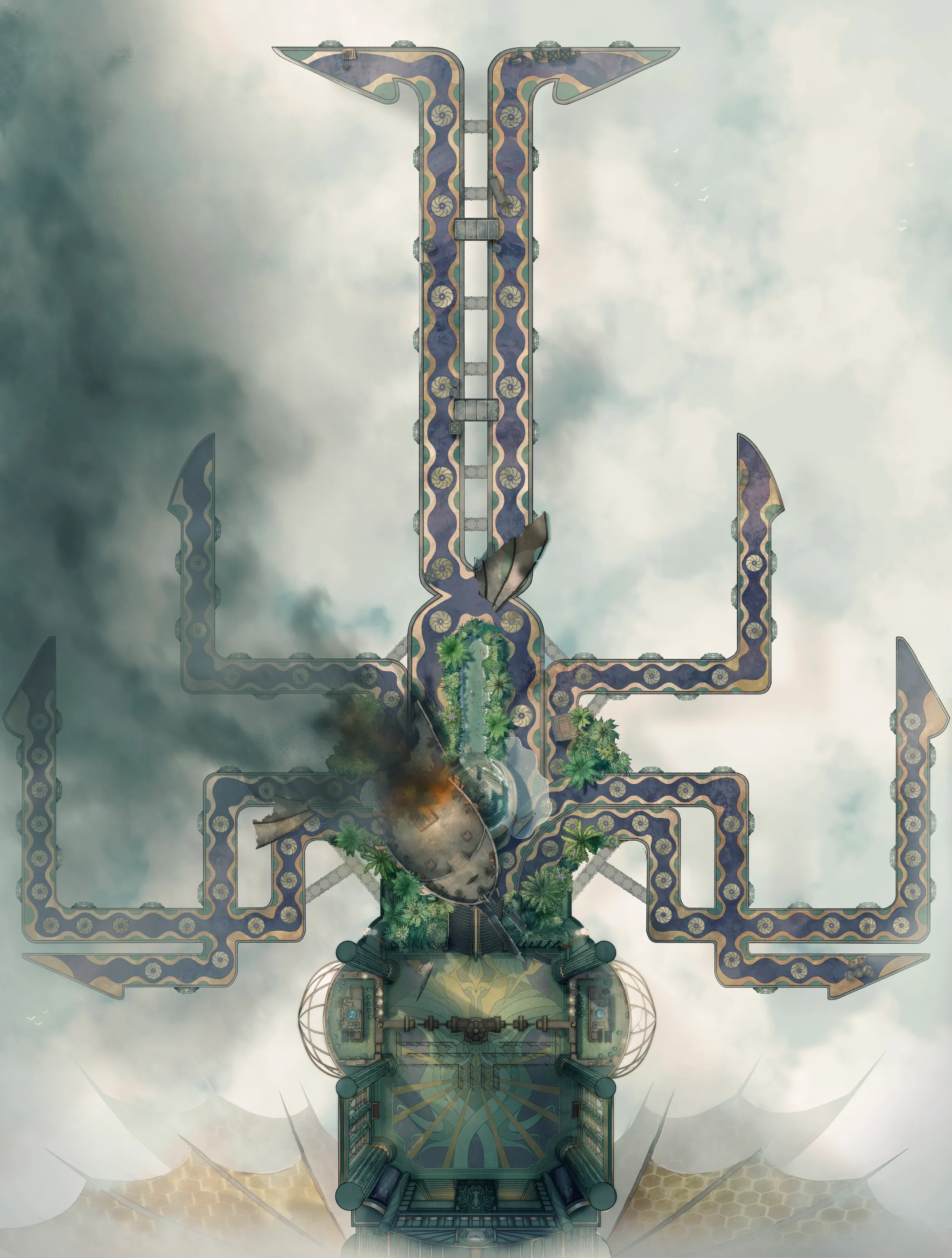 Airship Port map, Crash variant thumbnail