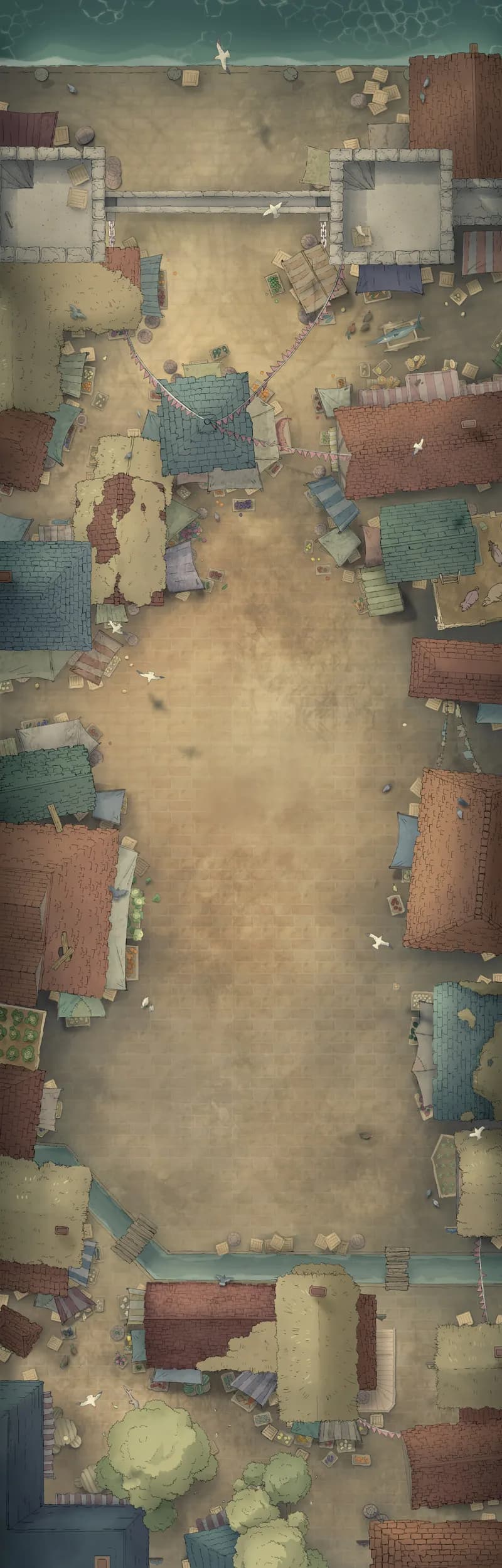 City Rooftop Chase map, Slum Clearing variant thumbnail