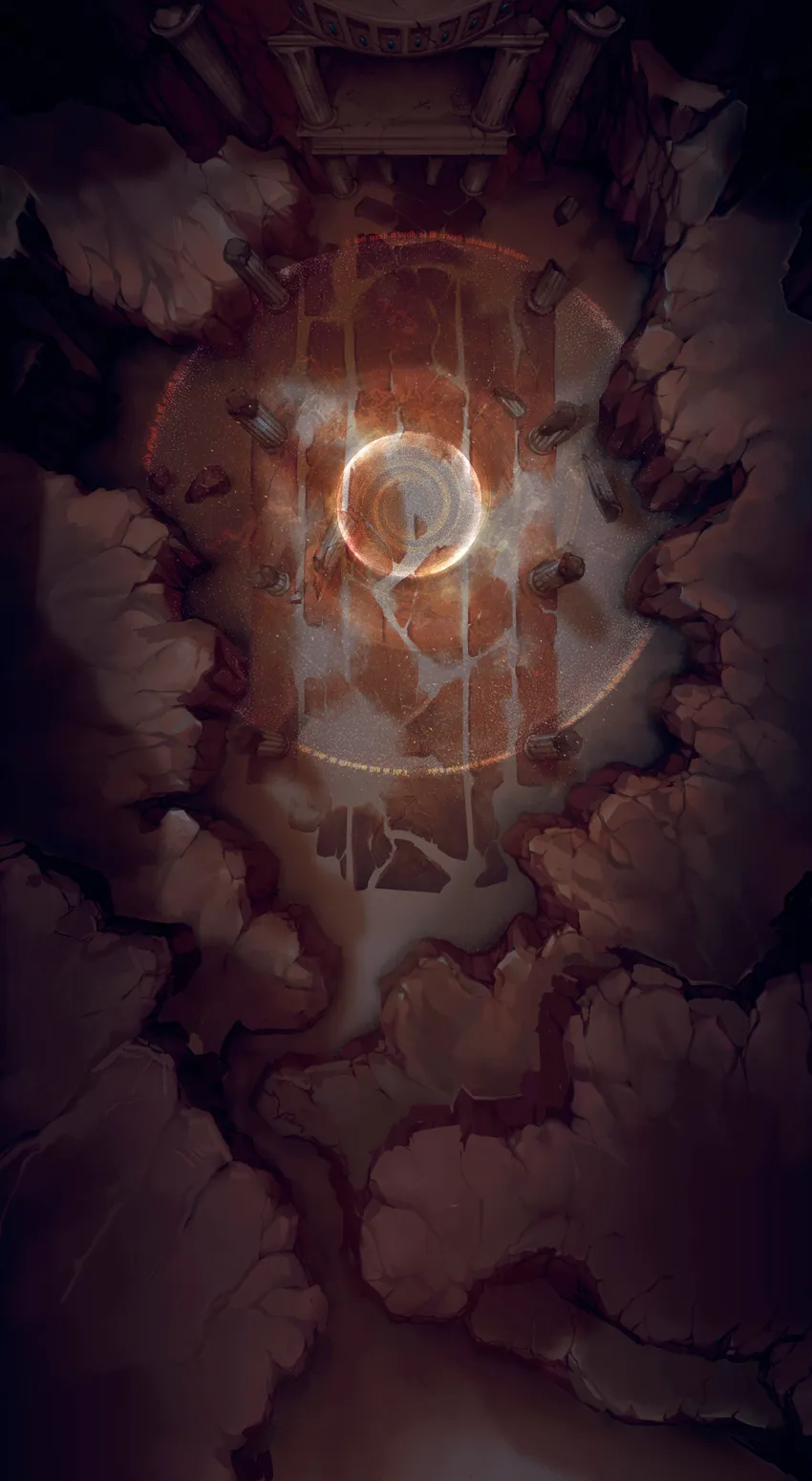 Blue Dragon Lair map, Eye of the Desert variant thumbnail