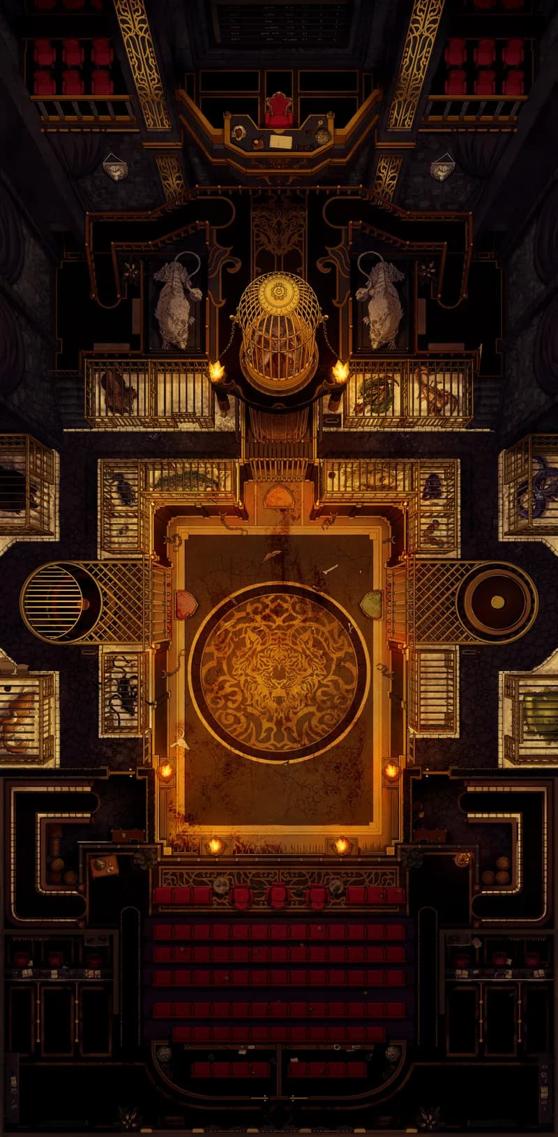 Monster Fighting Pit map, Ebony Night variant thumbnail