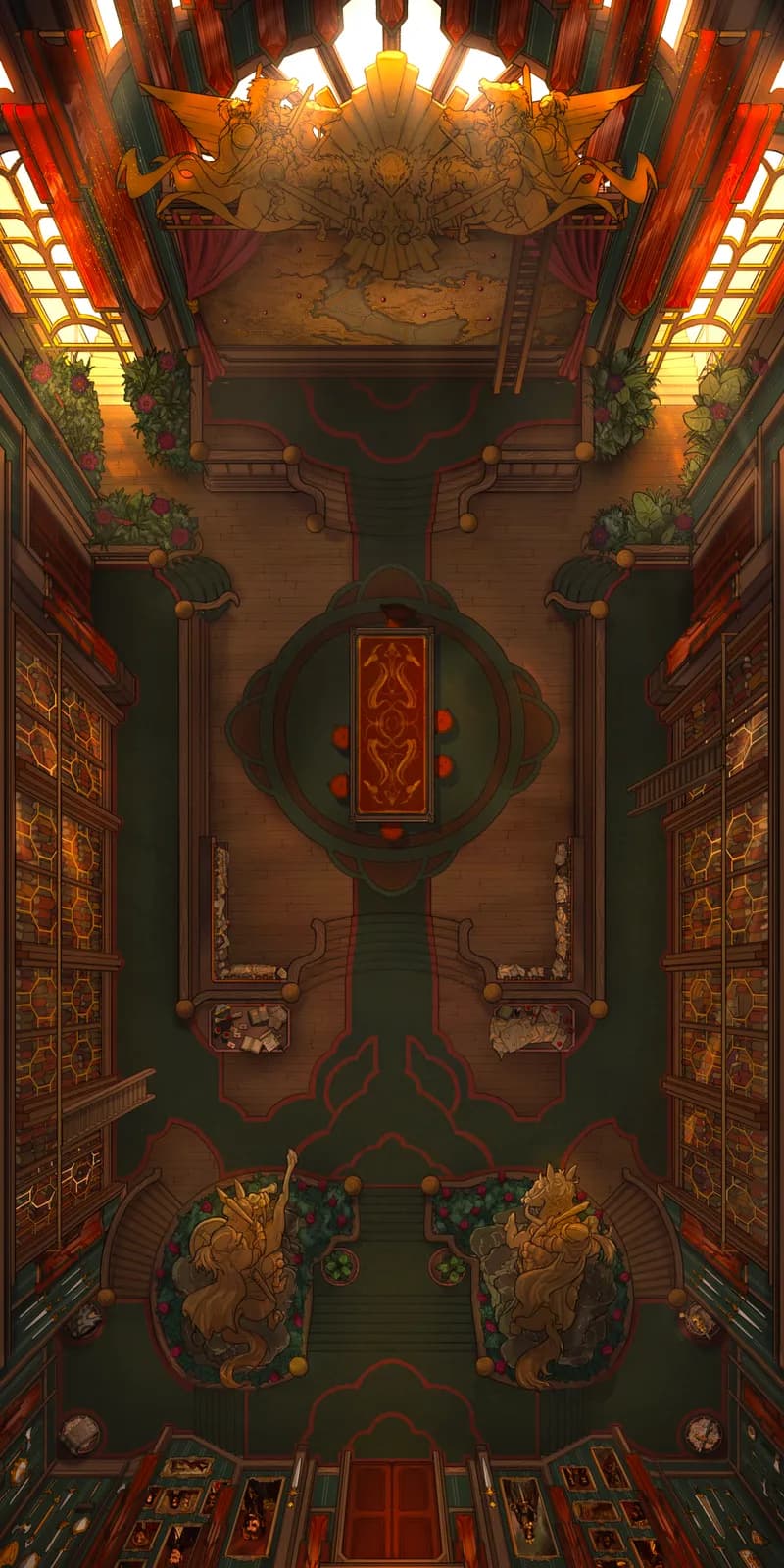 War Room Interior map, Drake Council variant thumbnail