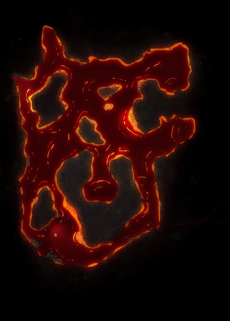 Bone Mill Lair map, Lava variant thumbnail