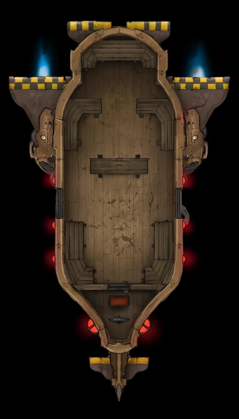 Airships! Pt. 3 map, Jet Engine Taxi Red variant thumbnail