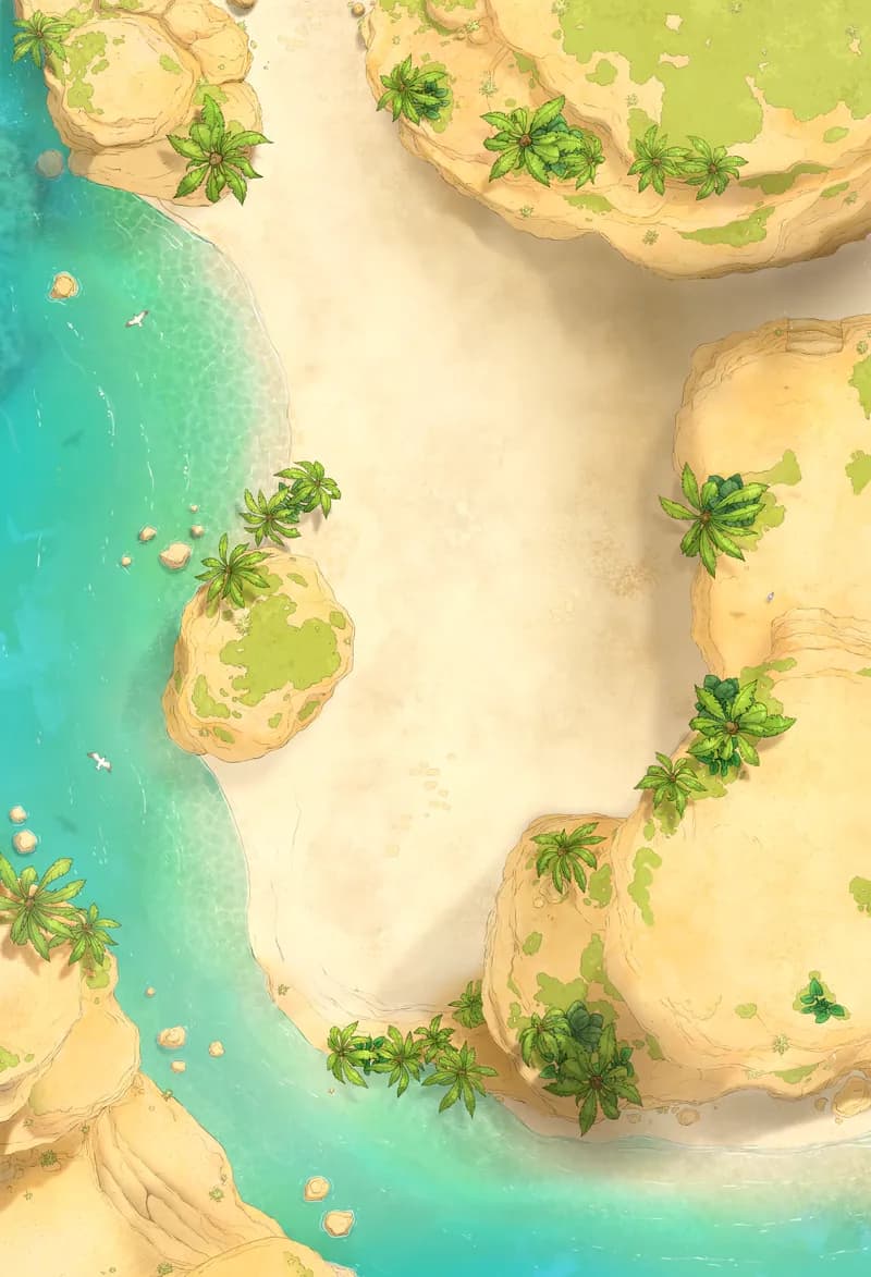 Beachside Bazaar map, Natural variant thumbnail