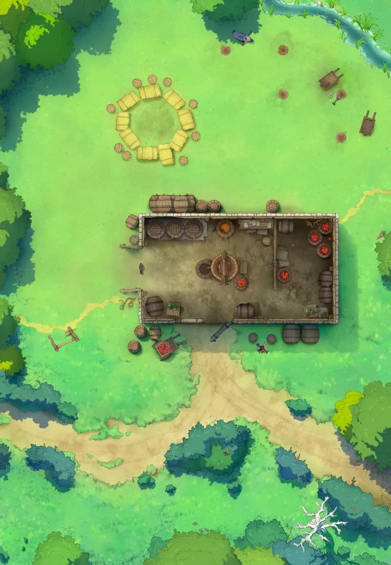 Ages of the Vale: Apple Press map, Indoors Bare Knuckle Day variant thumbnail