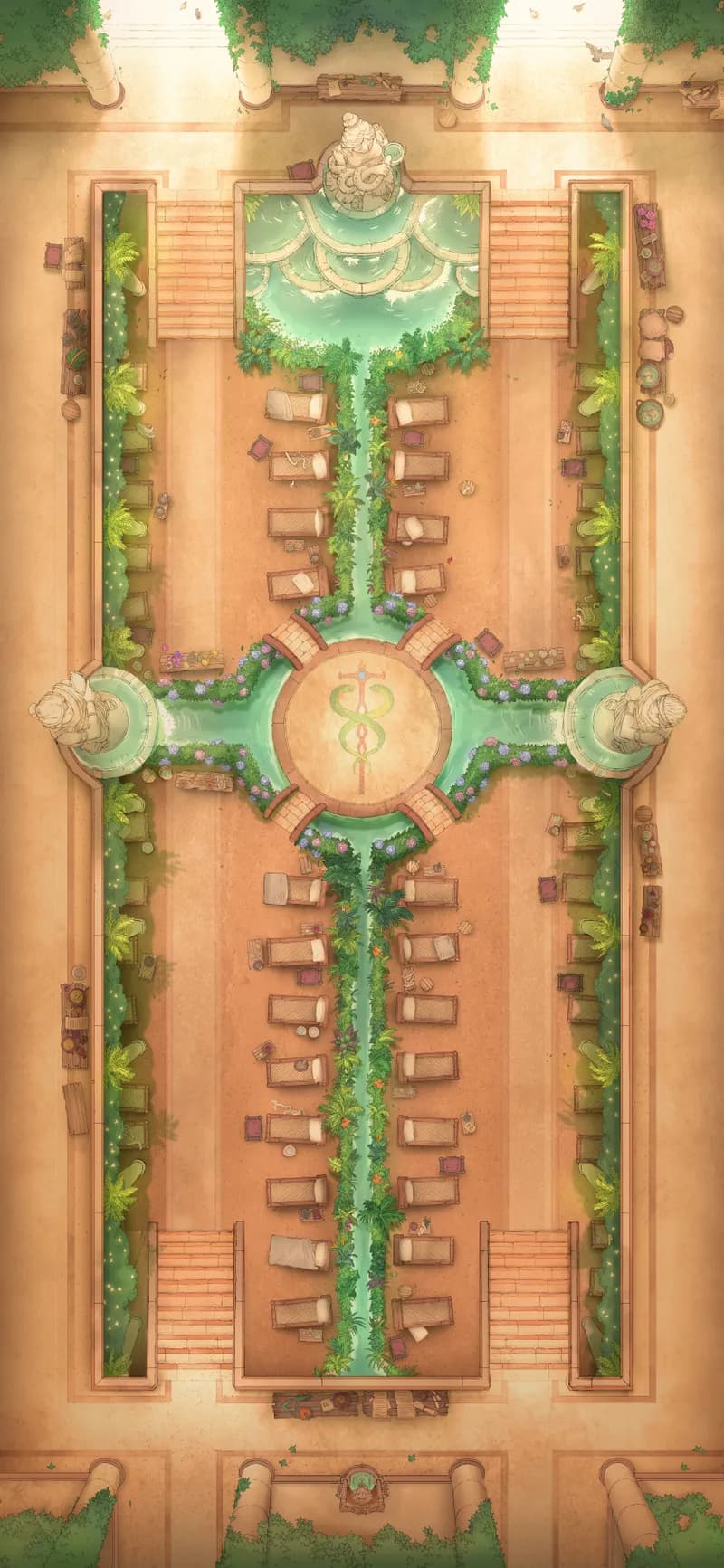 Plague Hospital map, Original variant