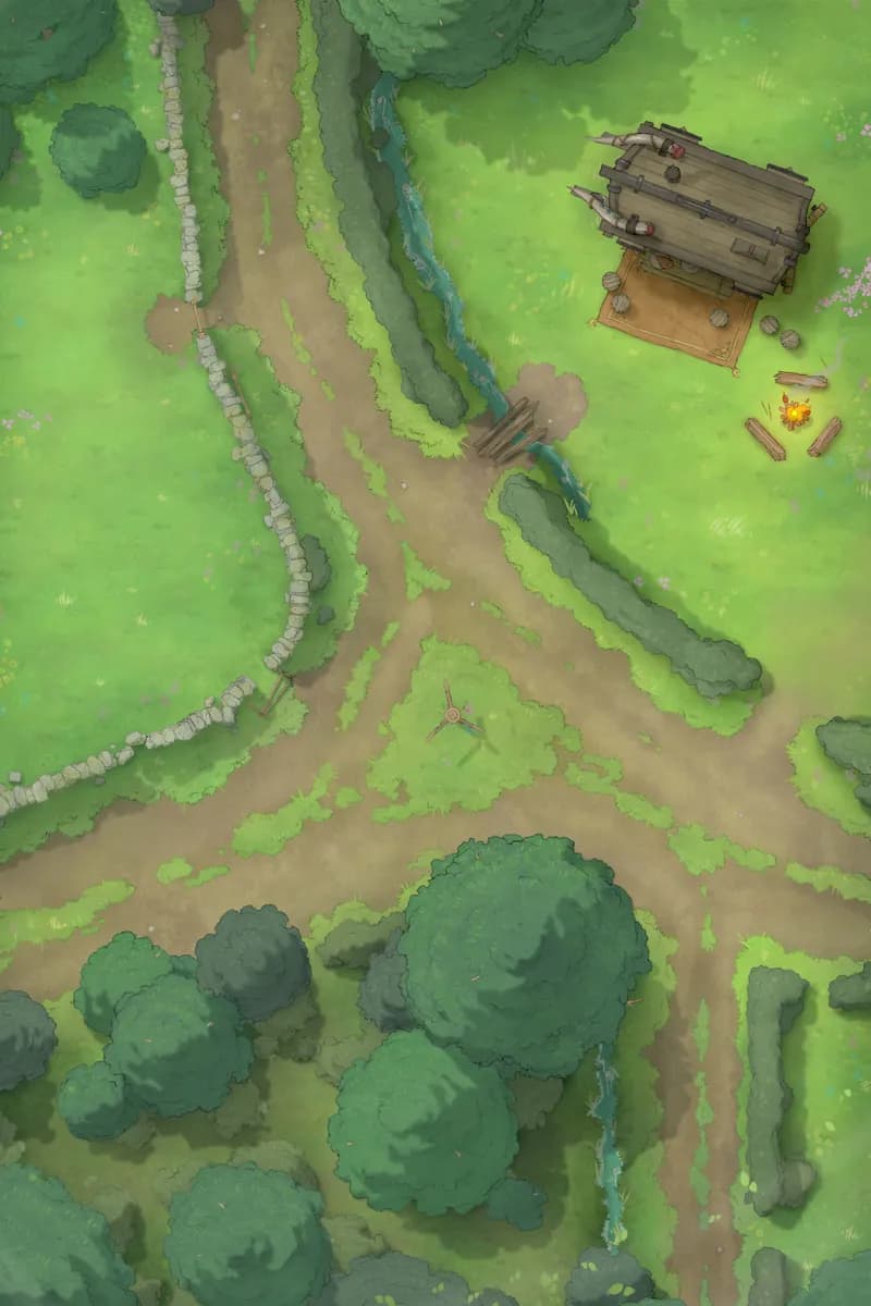 Crossroads map, Caravan Day variant thumbnail