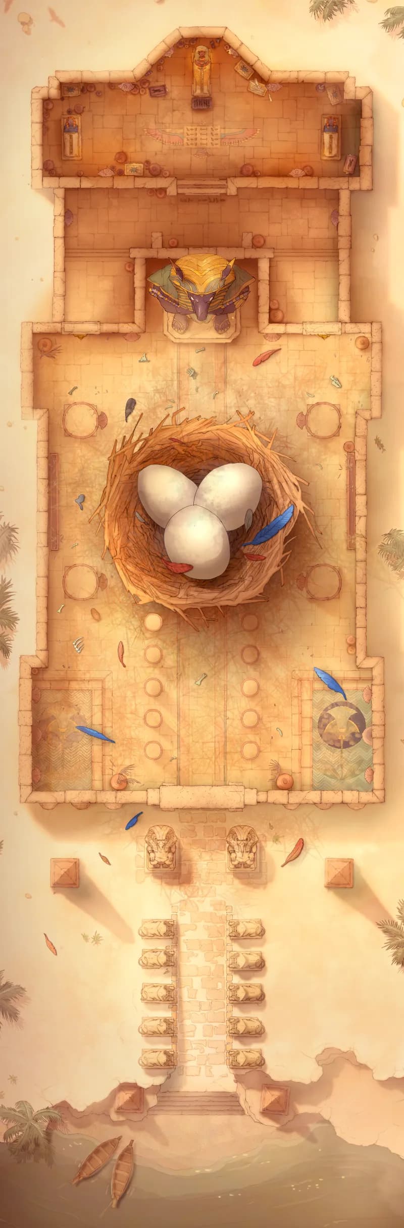 Pharaoh's Tomb map, Roc Nest variant thumbnail