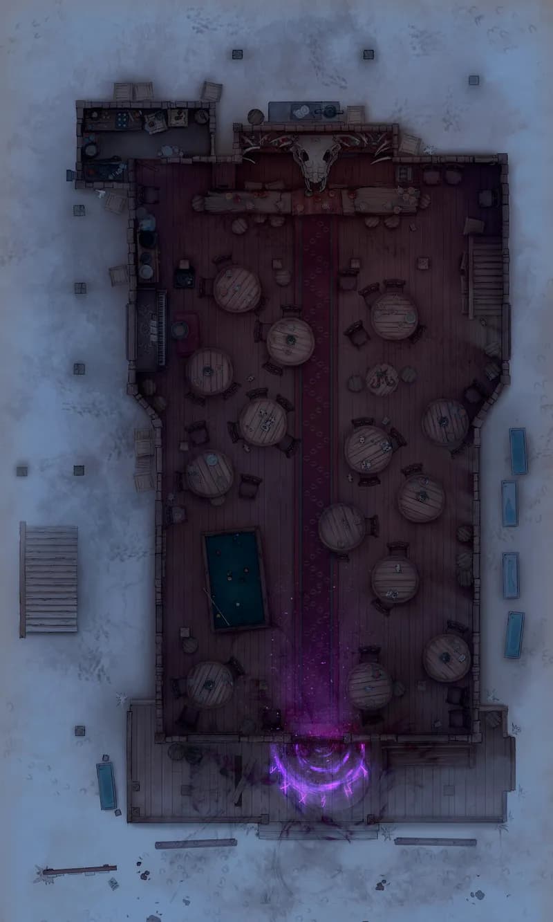 Wild West Saloon map, Ground Floor Magic Seal variant thumbnail