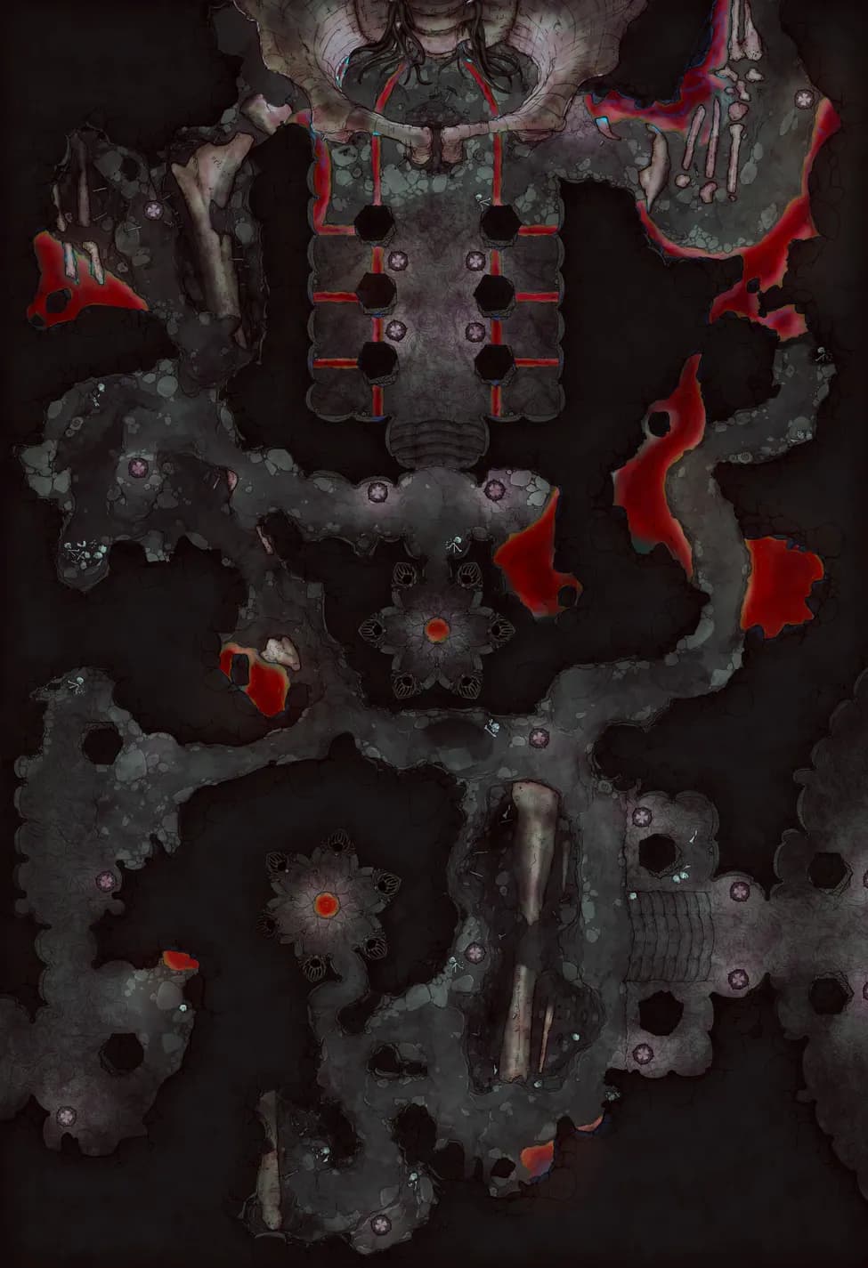 Elder Brain Sacrum Shrine map, Gore variant