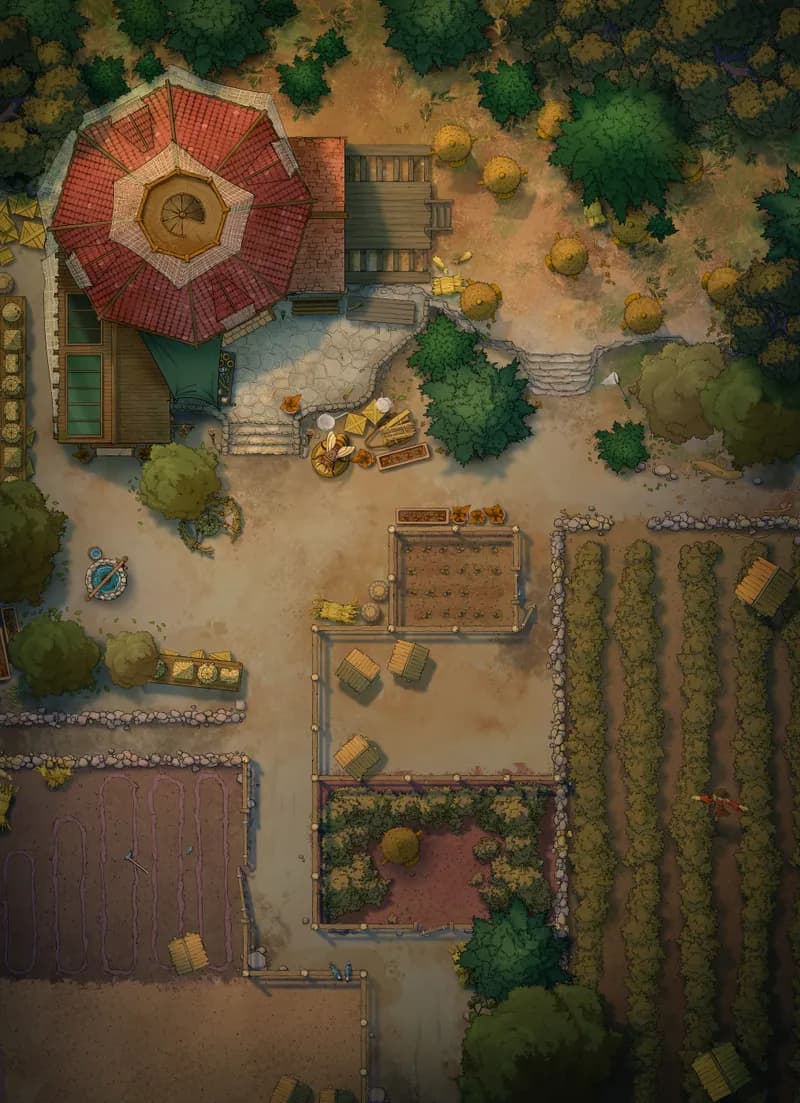 Tranquil Apiary map, Drought variant thumbnail
