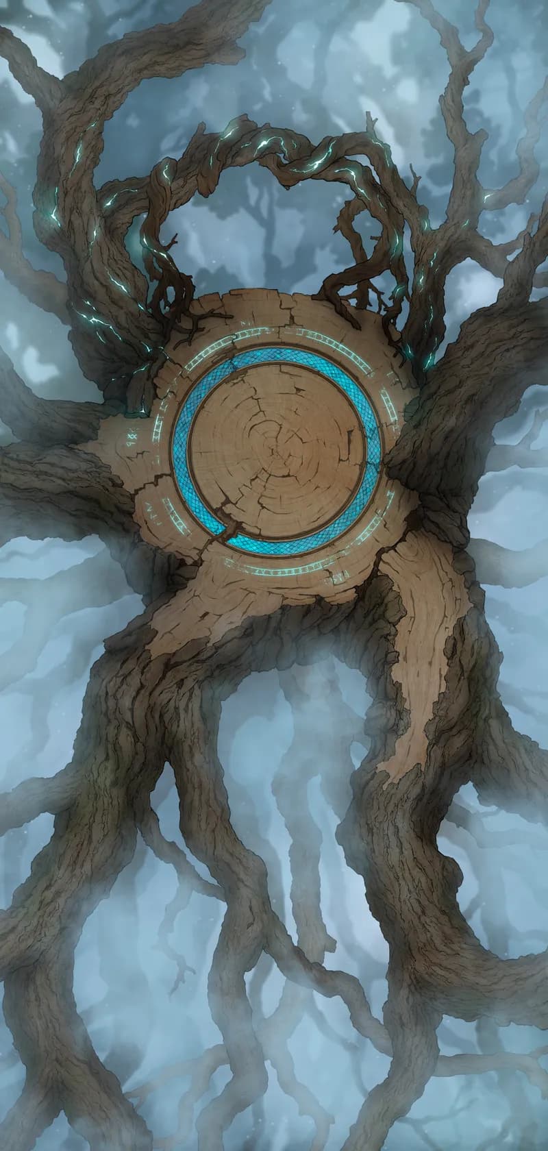 Yggdrasil Treetop map, No Stairs Day variant thumbnail