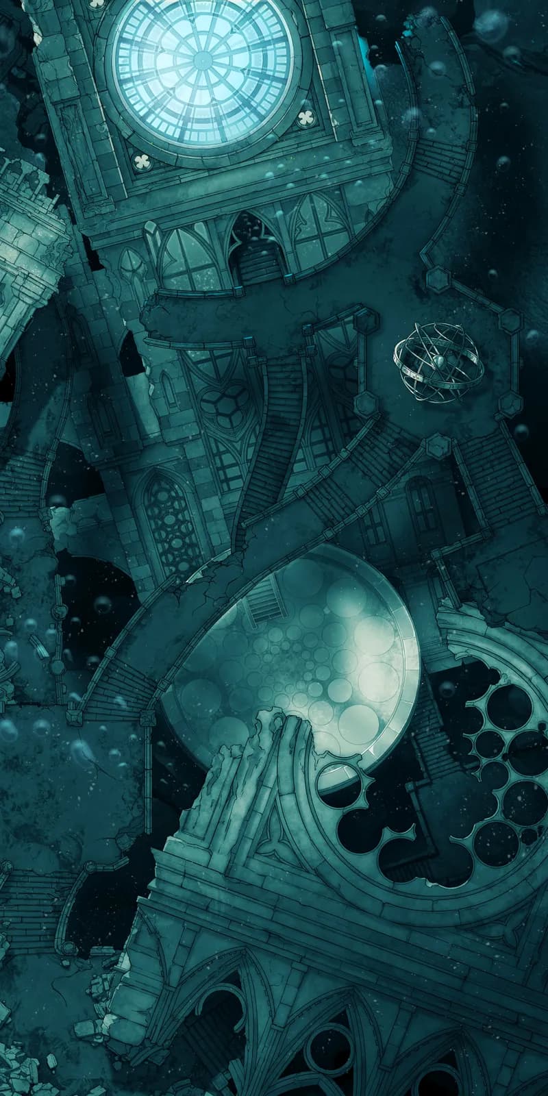 Chrono Chaos Ruins map, Sunken City variant thumbnail