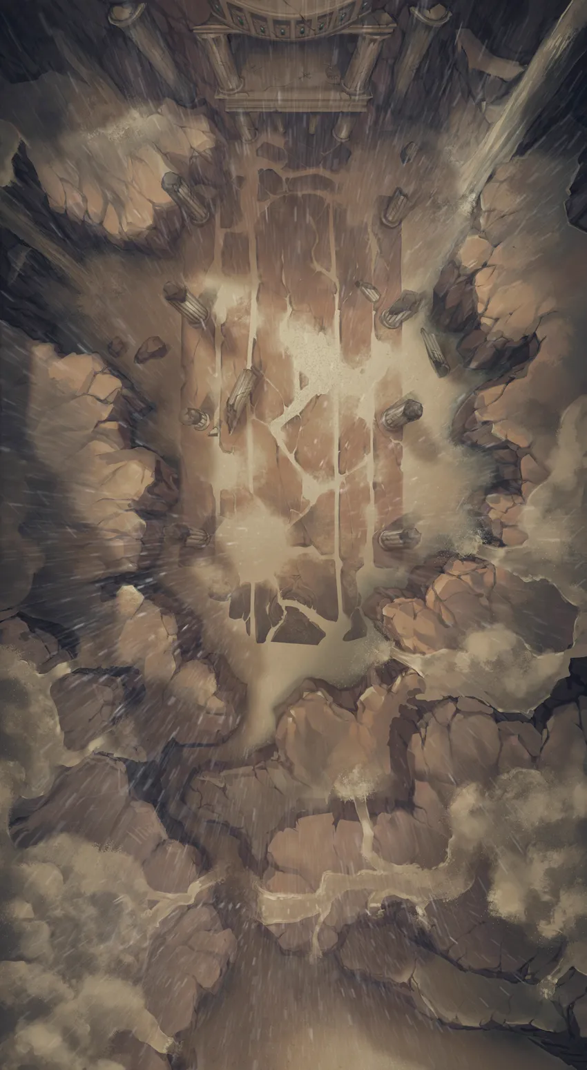 Blue Dragon Lair map, Desert Rain variant