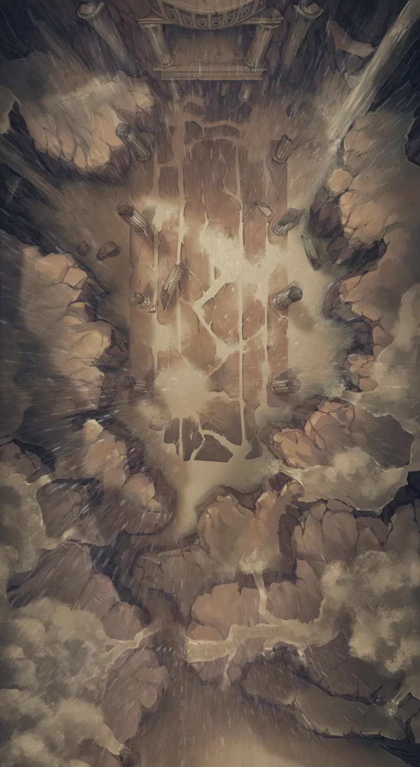 Blue Dragon Lair map, Desert Rain variant thumbnail