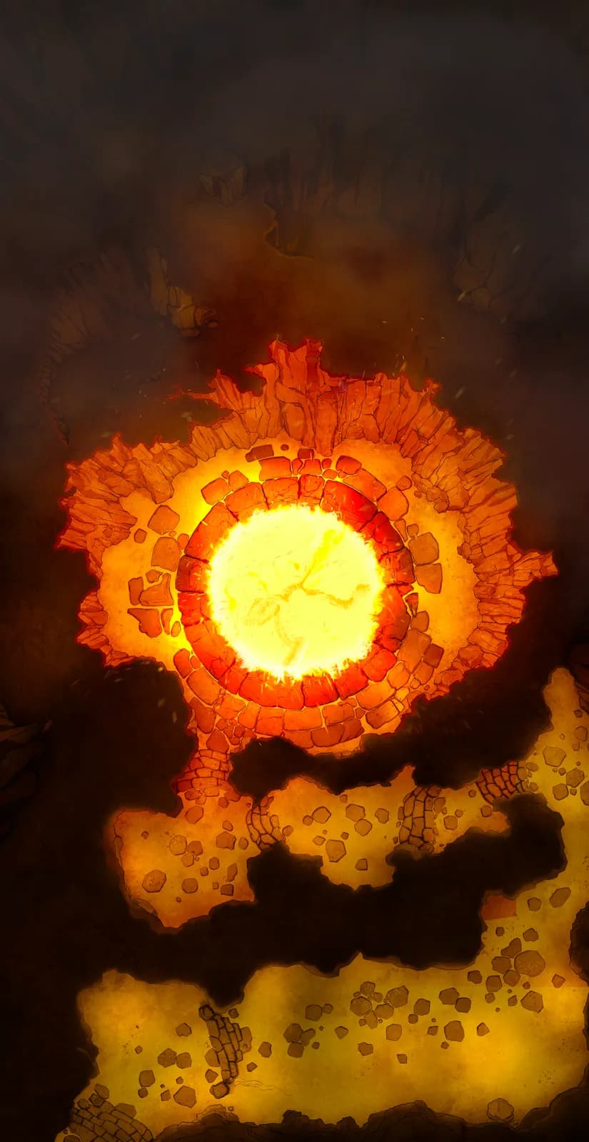Yggdrasil Roots map, Lava Pool Empty variant thumbnail