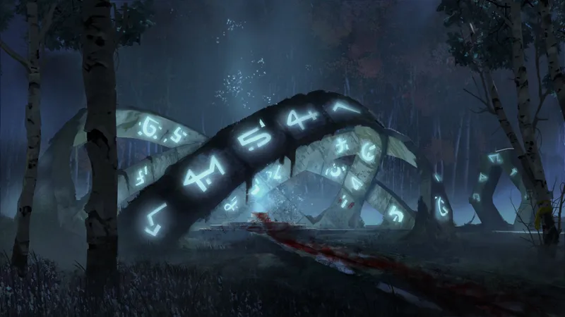 Celestial Gate map, Blood Trail Night variant