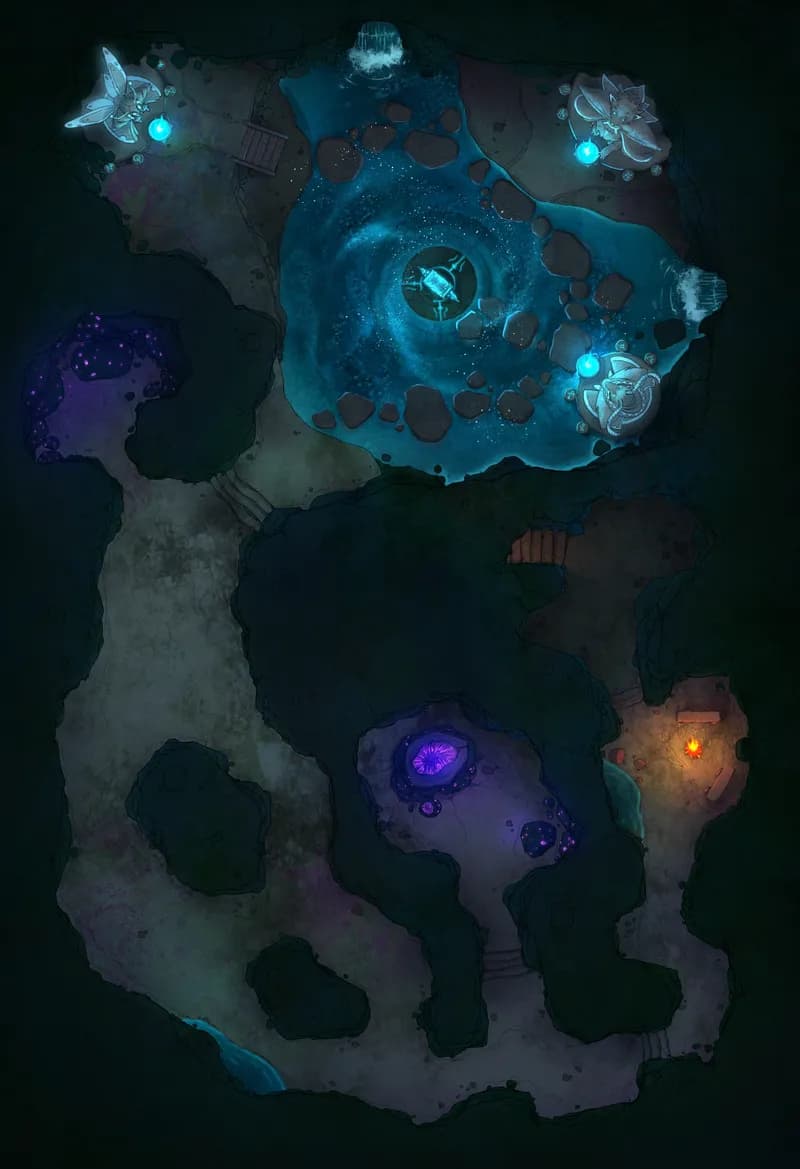 Blacksmith Secret Grotto map, No Plants variant thumbnail