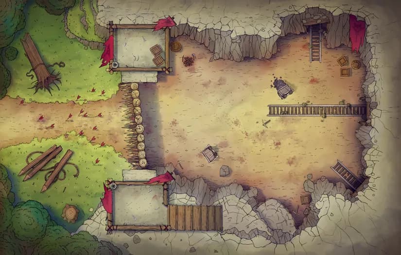 Abandoned Mine Entrance map, Goblin Day variant thumbnail