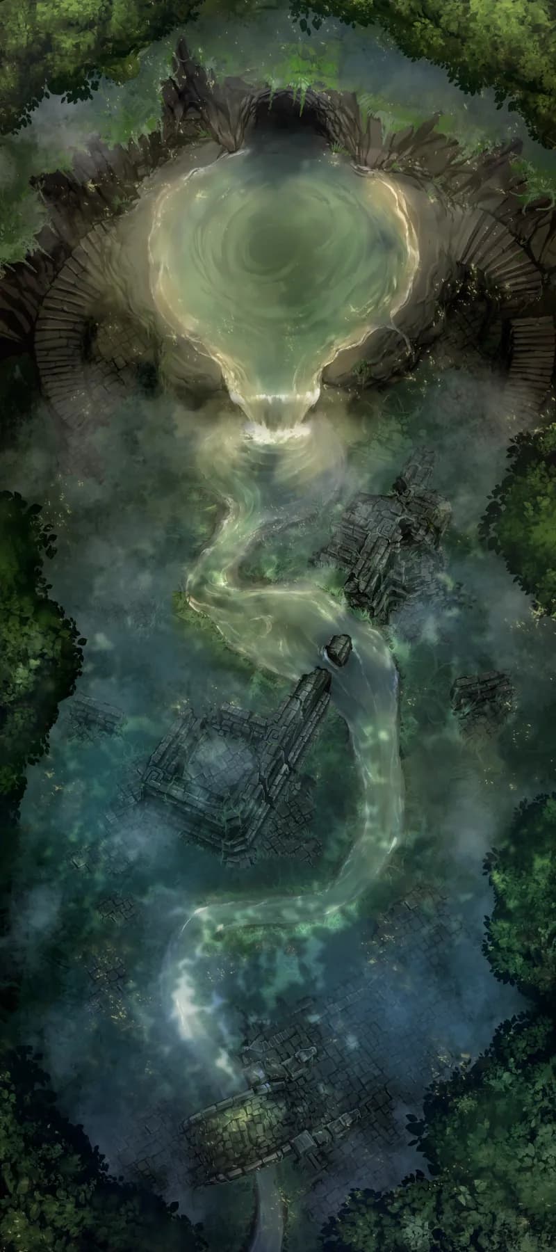 Green Dragon Lair map, Fog variant thumbnail