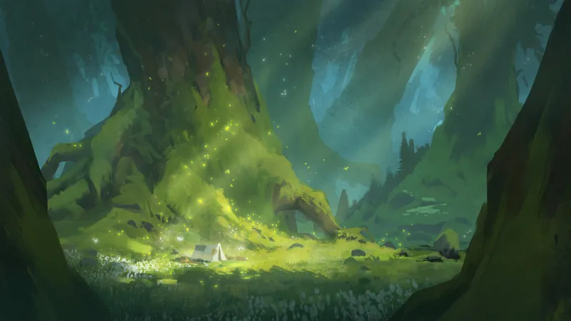 Overgrown Magic Forest map, No Pond Day Camp variant