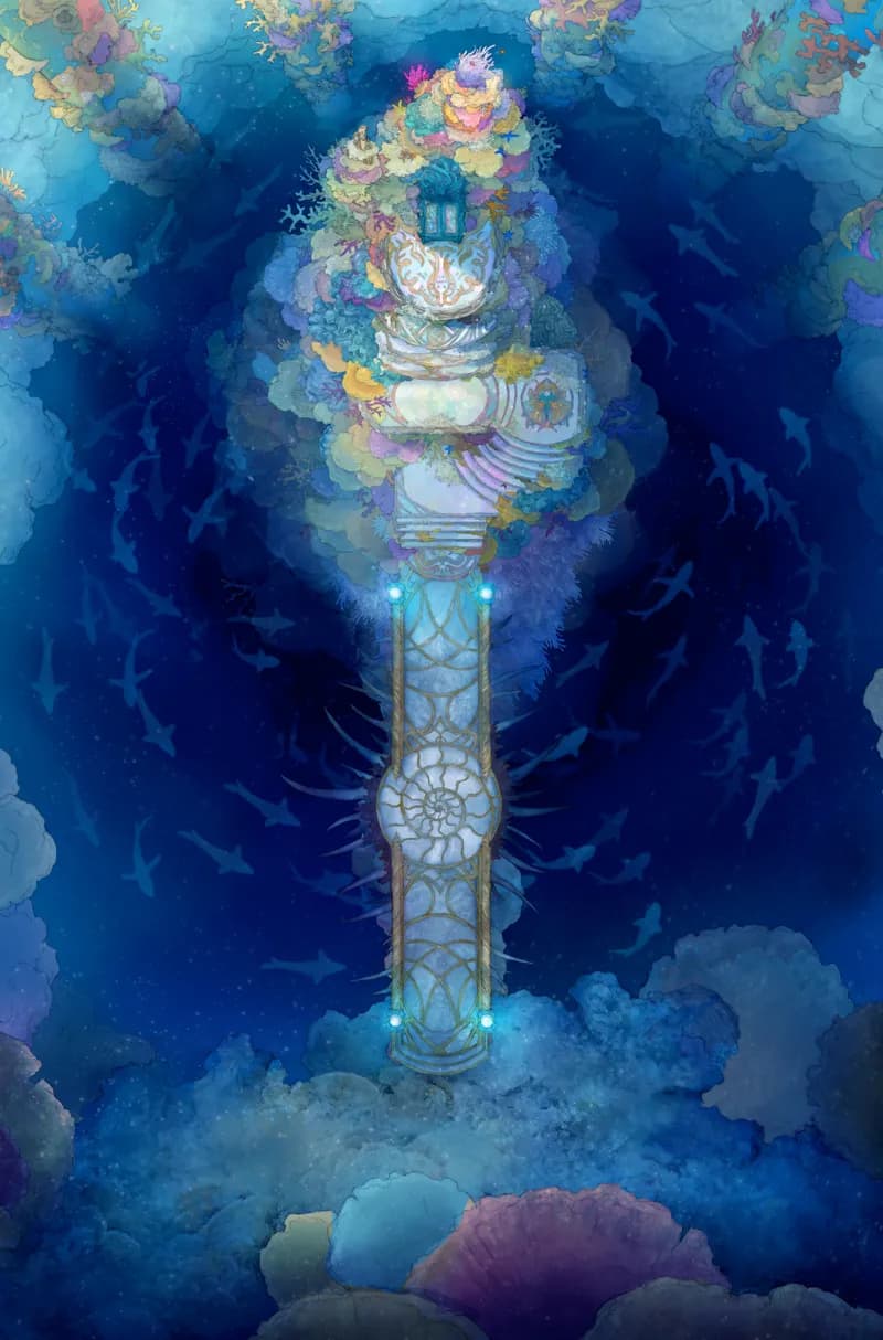 Coral Throne map, Shark Gathering variant thumbnail