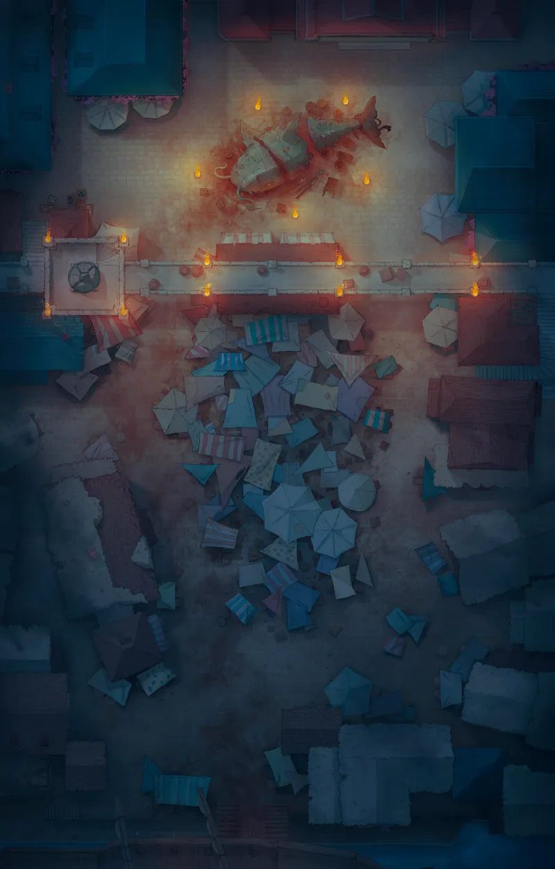 City Marketplace map, Cat Shark Haul Night variant thumbnail