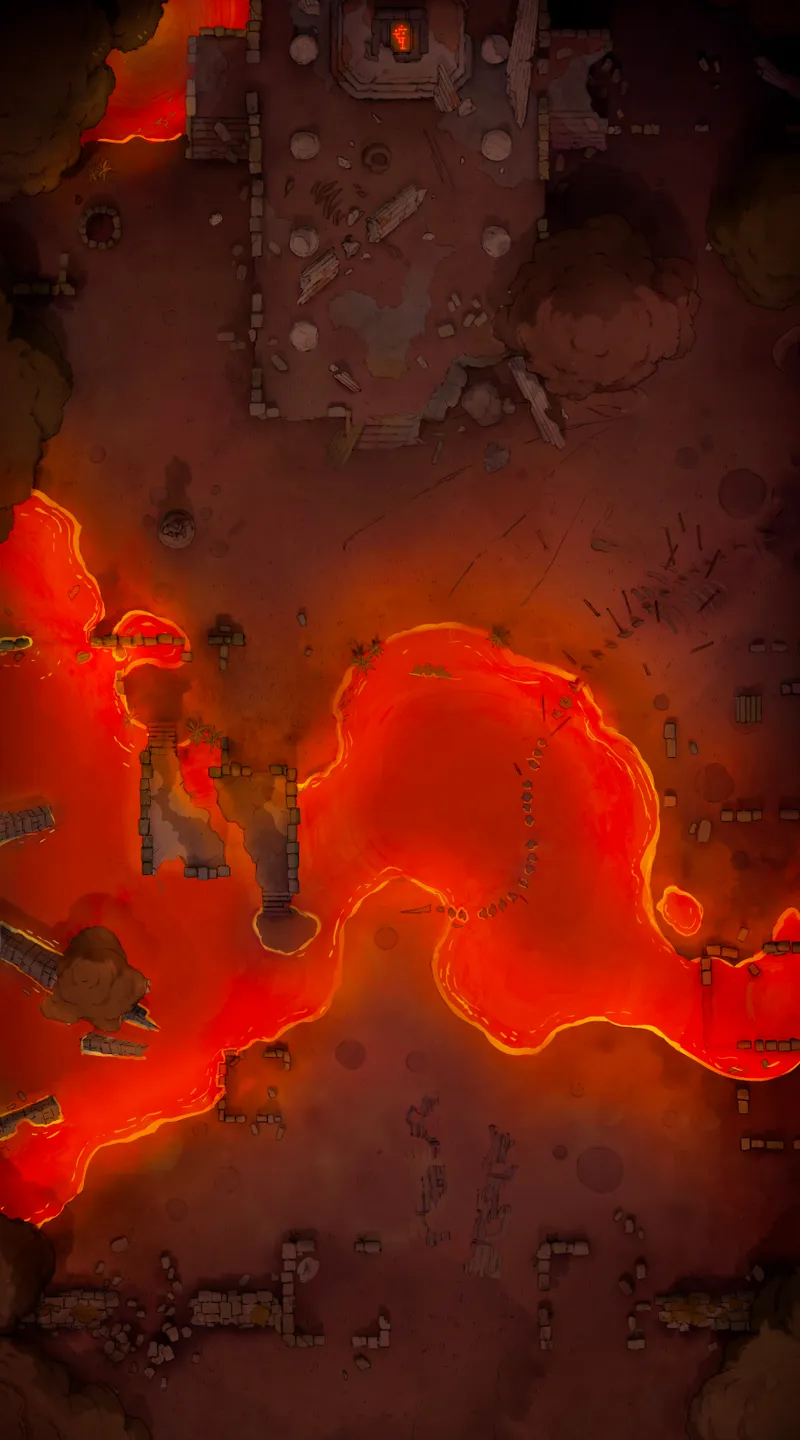 Ancient Battlefield map, Hell Day variant