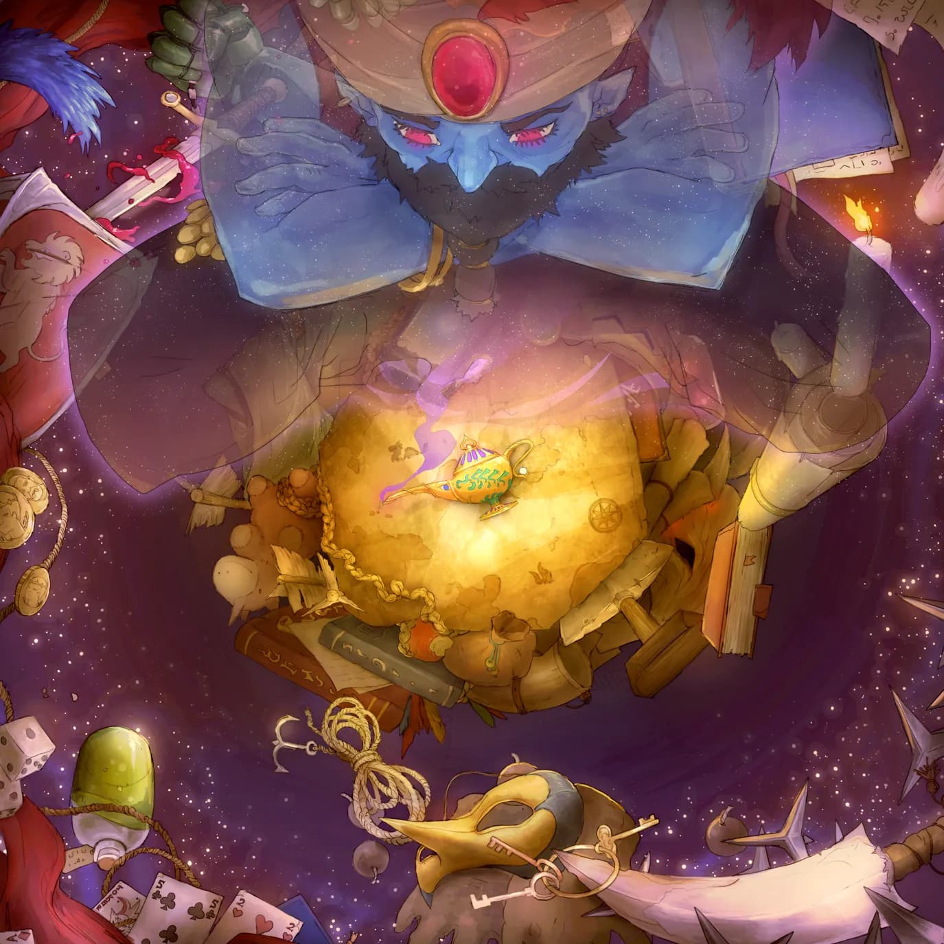 Inside a Bag of Holding map, Genie variant