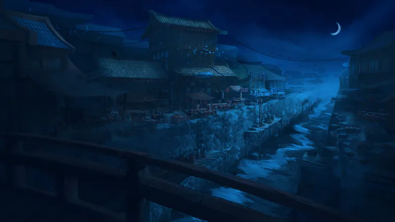 Floating Market map, Drought Night variant