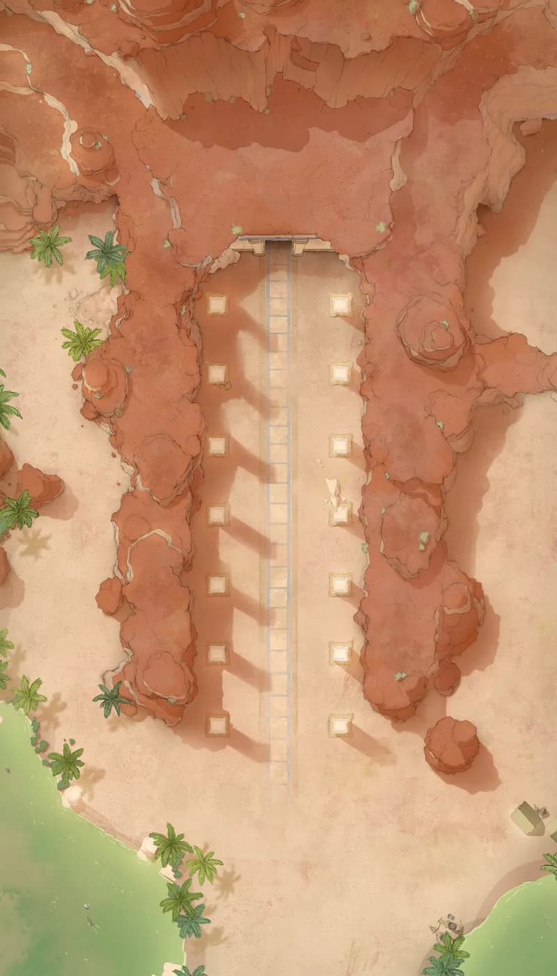 Necropolis Entrance map, No Statue Day variant thumbnail