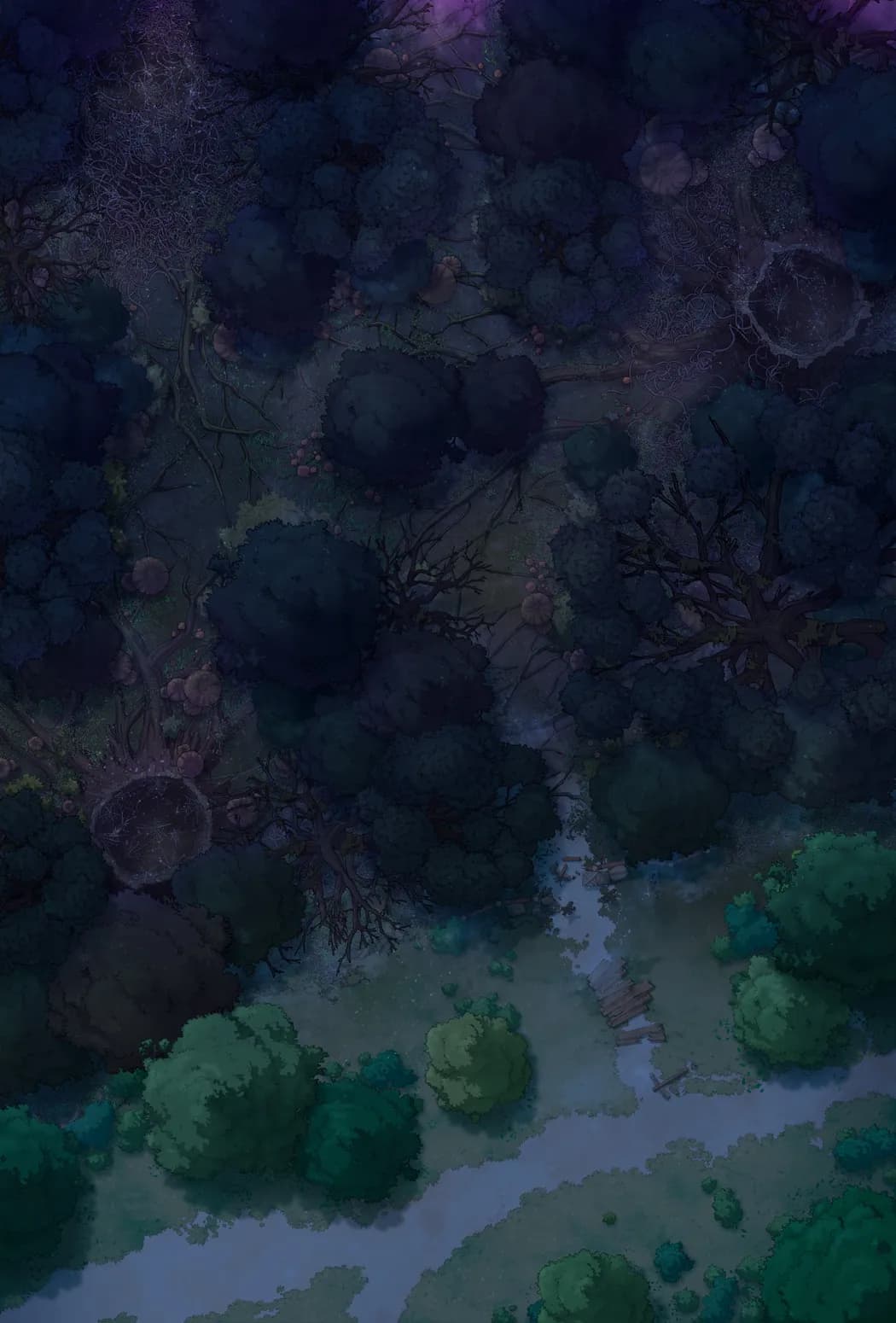 Dark Woods Edge map, Original Night variant thumbnail