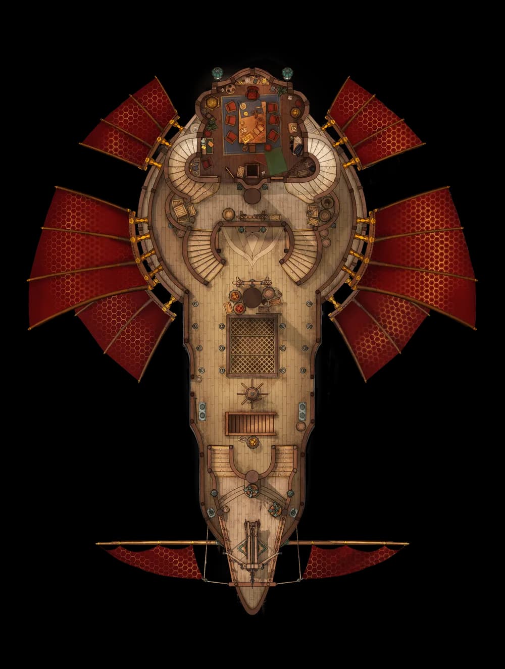 The Crystal Veil map, Solar Sails Level 3 variant thumbnail