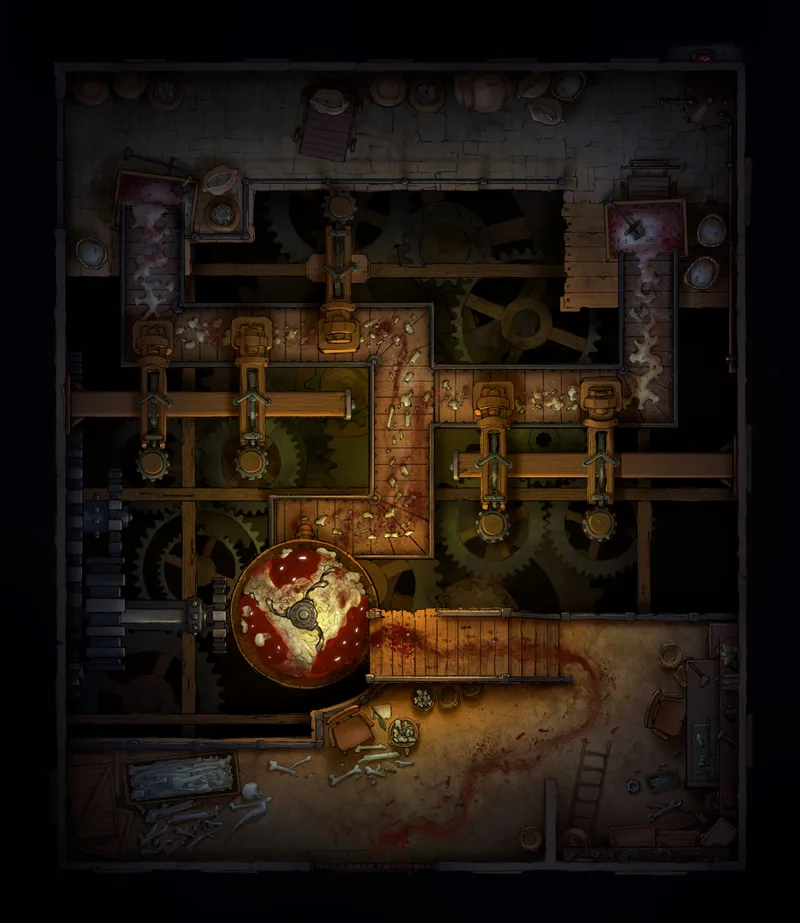 Bone Mill Interior map, Bodysnatchers variant thumbnail