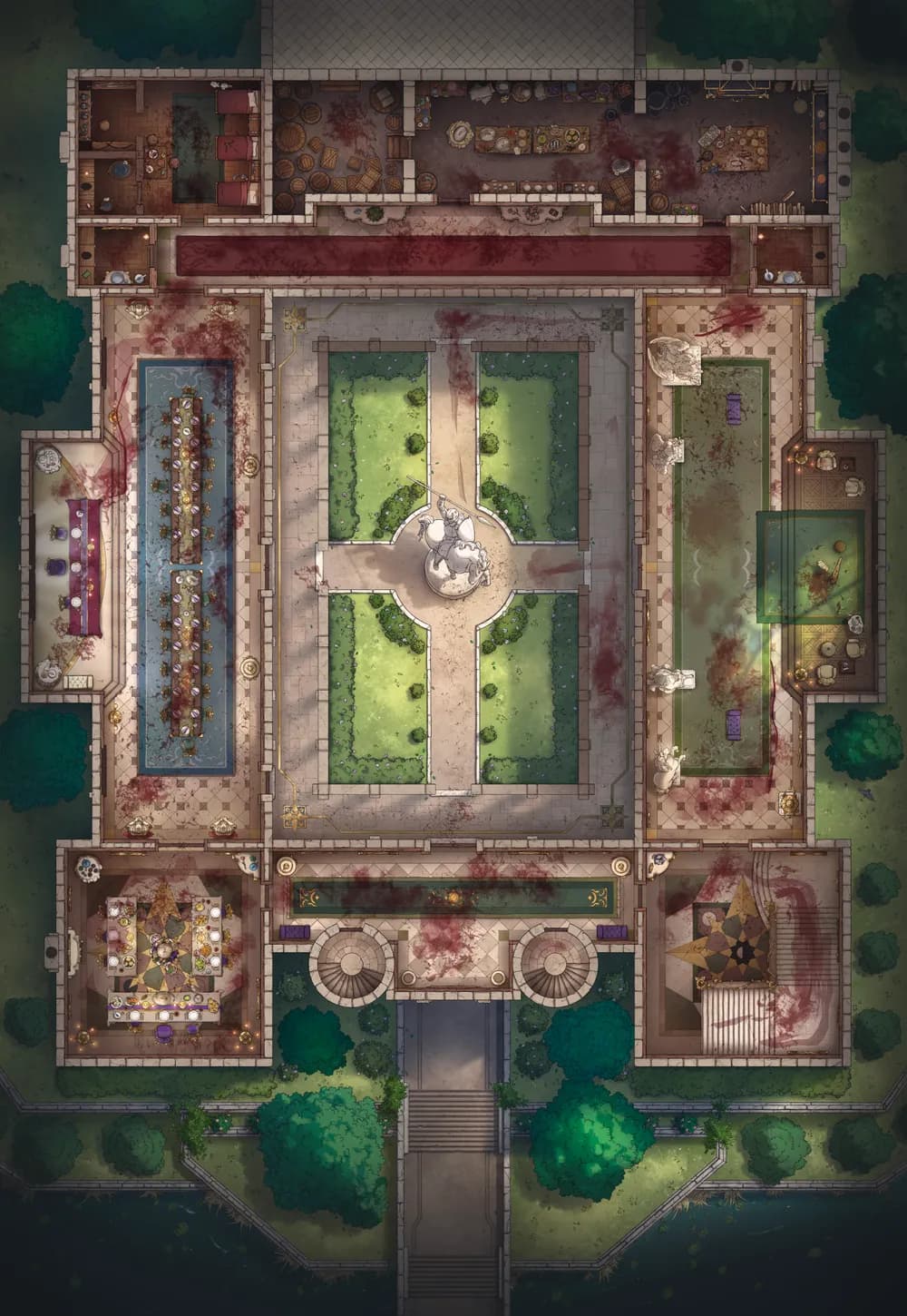 Palace Inner Court map, First Floor Massacre variant thumbnail