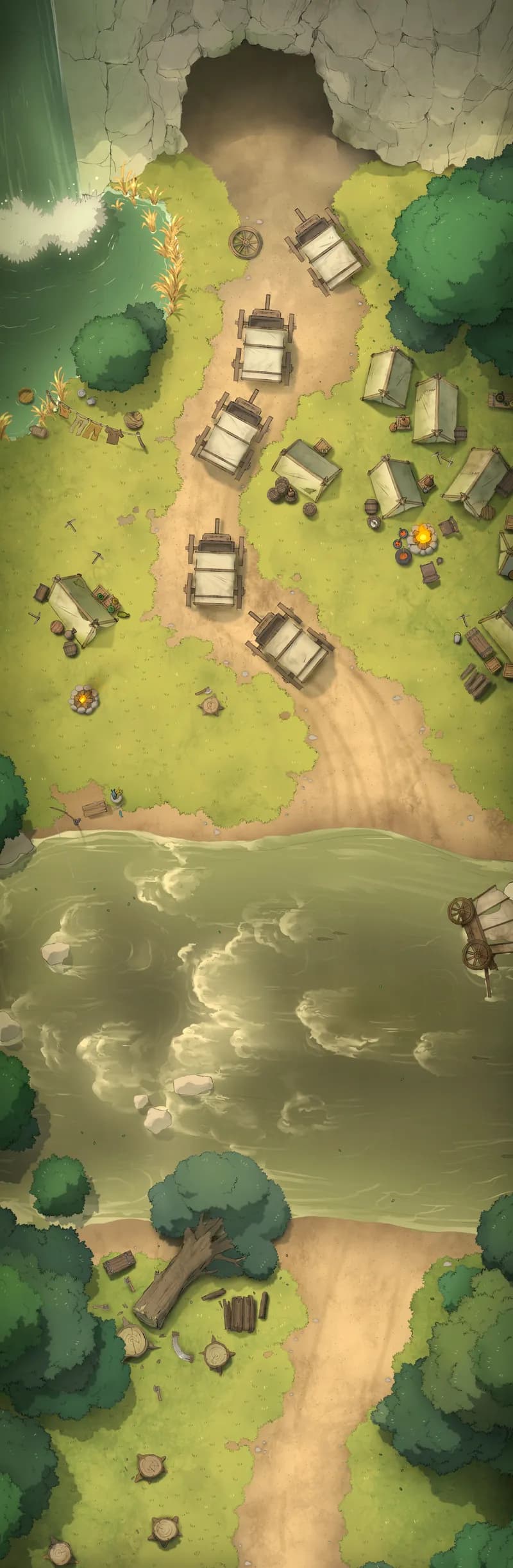 Caravan Roadblock map, No Roadblock Day variant thumbnail