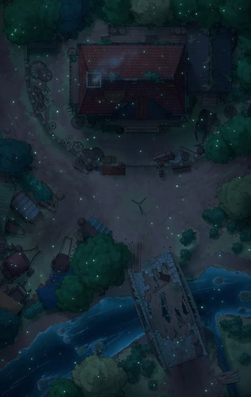 Village Wainwright Shop map, Fireflies variant thumbnail