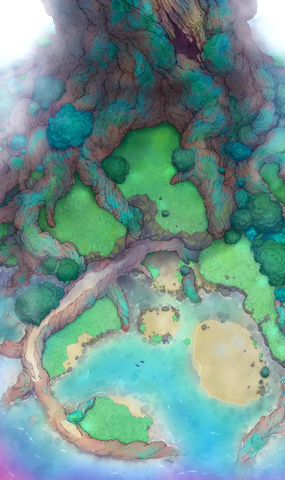 Yggdrasil Village map, Natural Day variant thumbnail