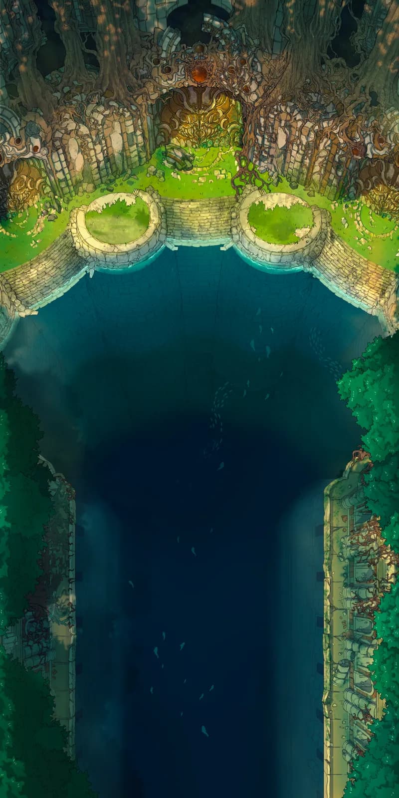 Flooded Fey Ruins map, Glade variant thumbnail