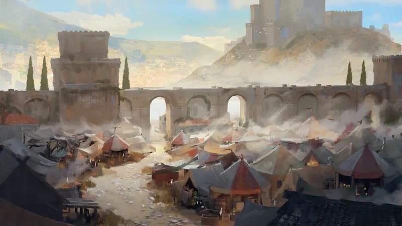 City Marketplace map, No Rooftops Day Empty variant