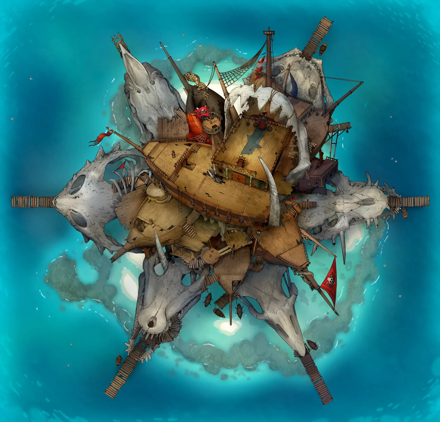 Pirate Lord's Lair map, Island variant thumbnail