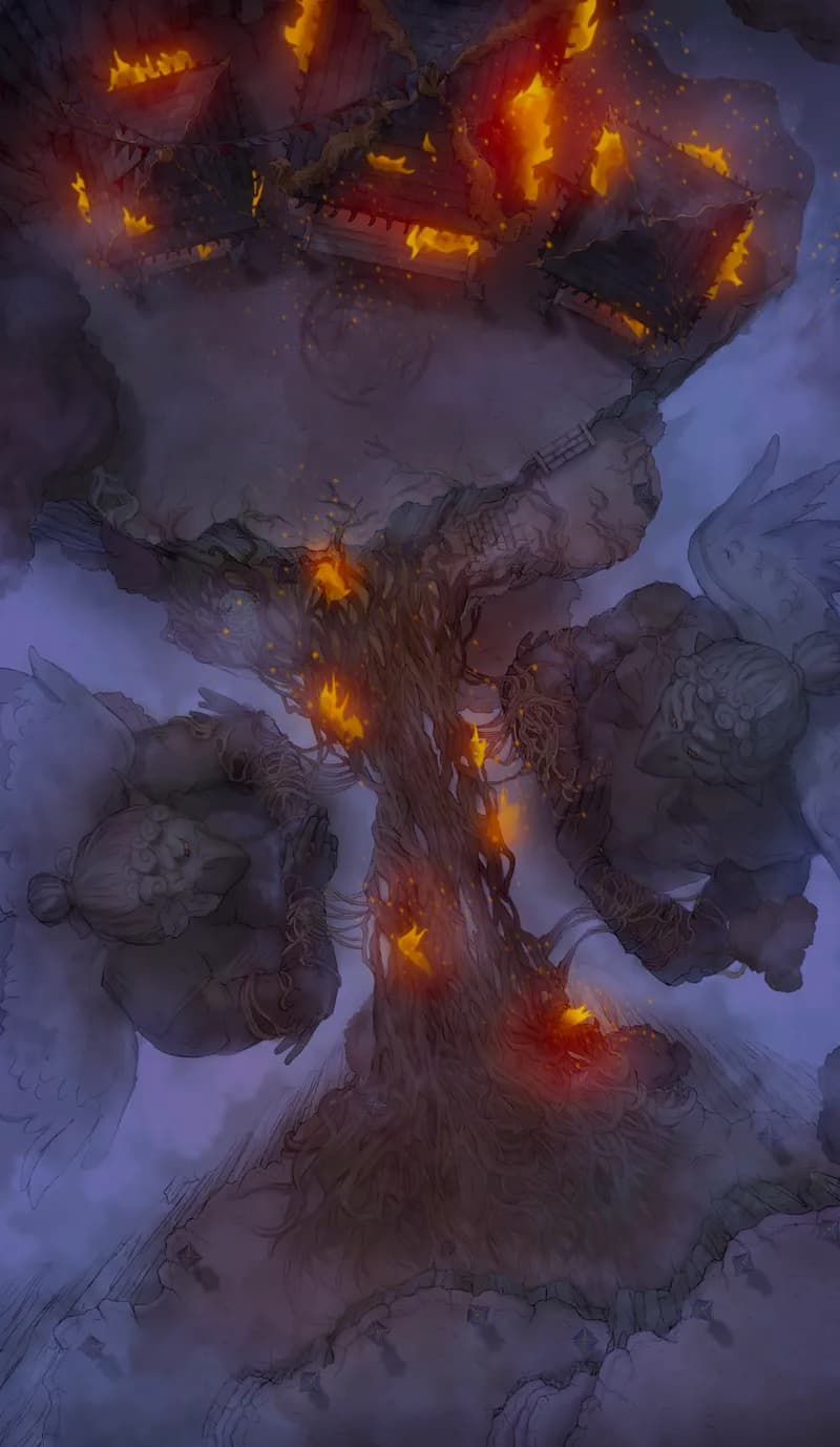 Mountain Monastery map, Fire Night variant thumbnail