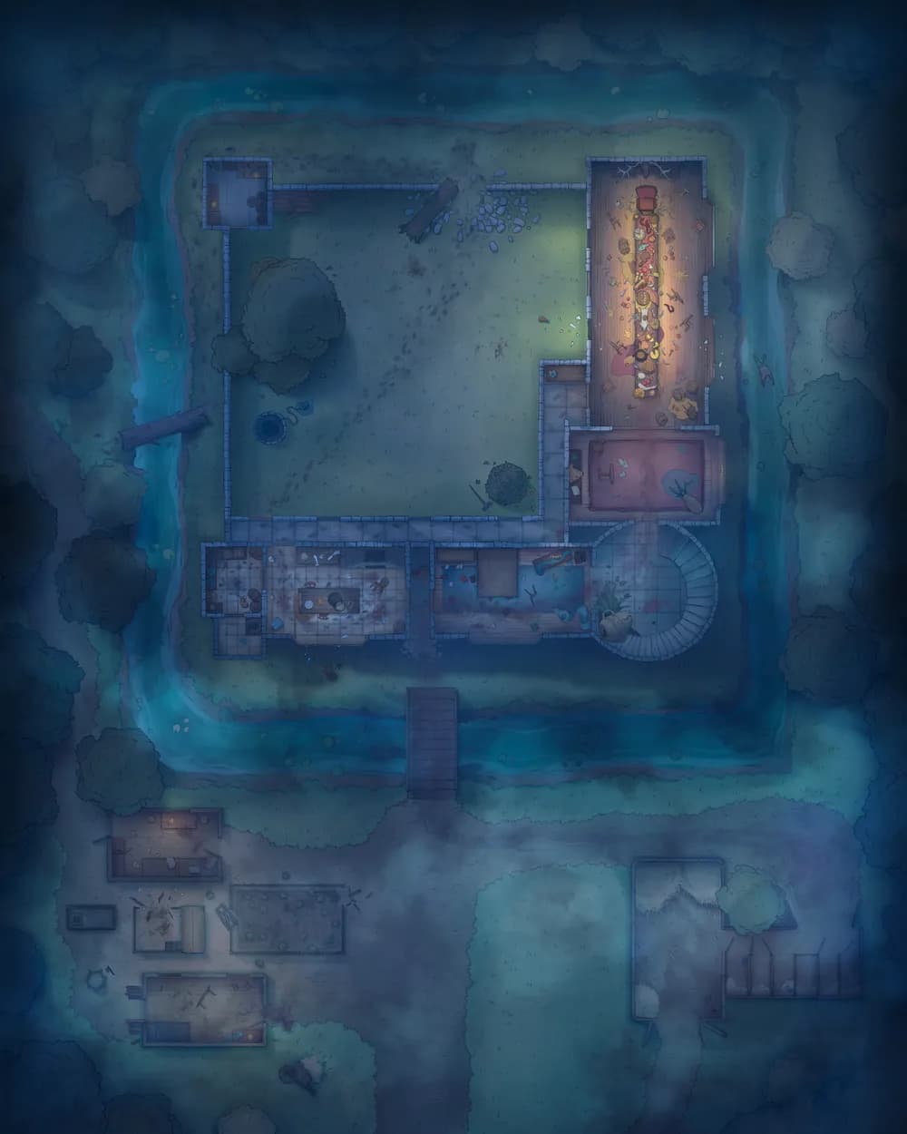 Ogre Queen Feast map, Fog Night variant thumbnail